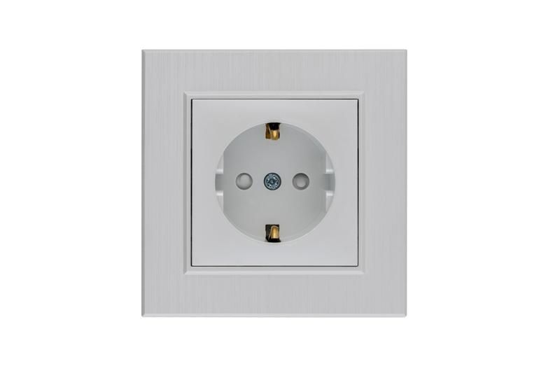 розетка 1-м karea line star с заземл. жемчуж. makel 86100028 от BTSprom.by