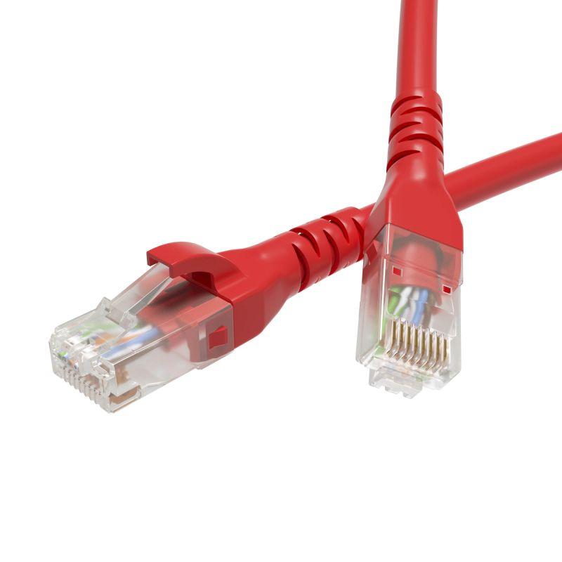 патч-корд кат.5e u/utp неэкранир. 4х2 lszh 1.5м красн. dkc rn5euu4515rd от BTSprom.by