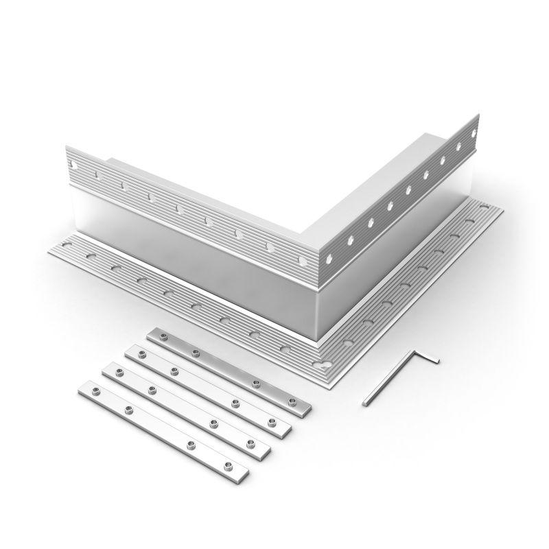 угол sl-linia32-fantom-edge внешний металл arlight 030101 от BTSprom.by