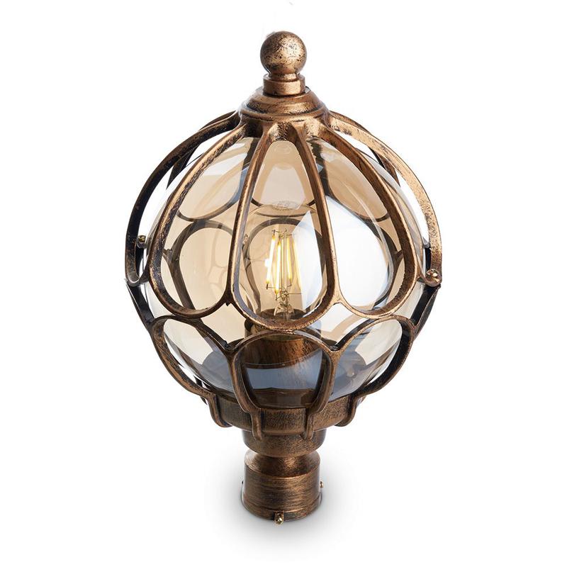 светильник садово-парковый 60вт 230в e27 черн. зол. ip44 pl3703 feron 11359 от BTSprom.by