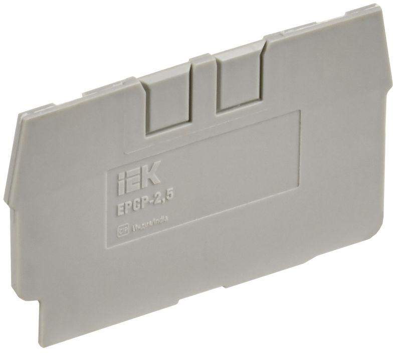 заглушка для cp 2.5кв.мм сер. iek yct20-00-k03-002-zgl от BTSprom.by