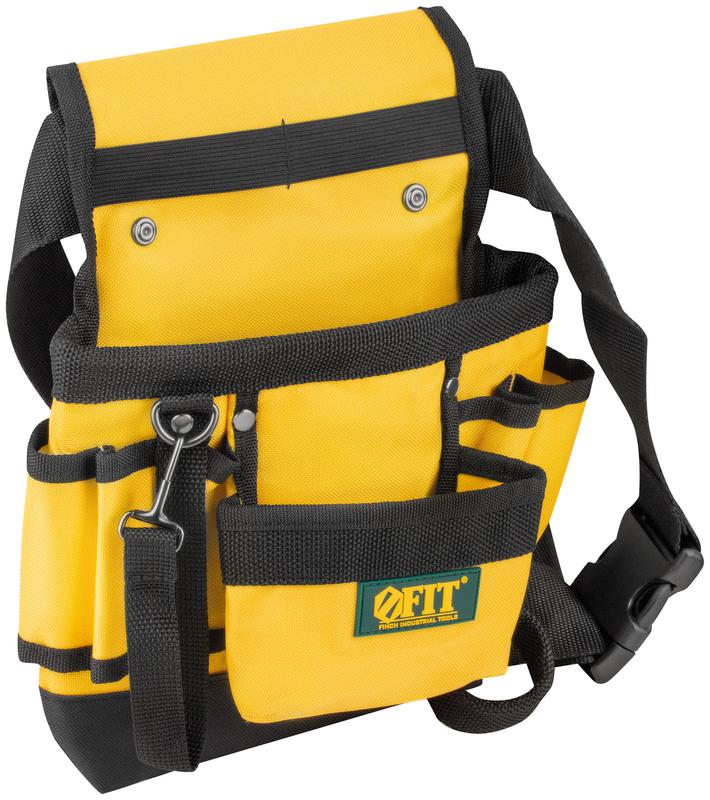  Пояс для инструмента одинарный полиэстер 9 отделений 2 петли для инструмента FIT 12515 фото в каталоге от BTSprom.by
