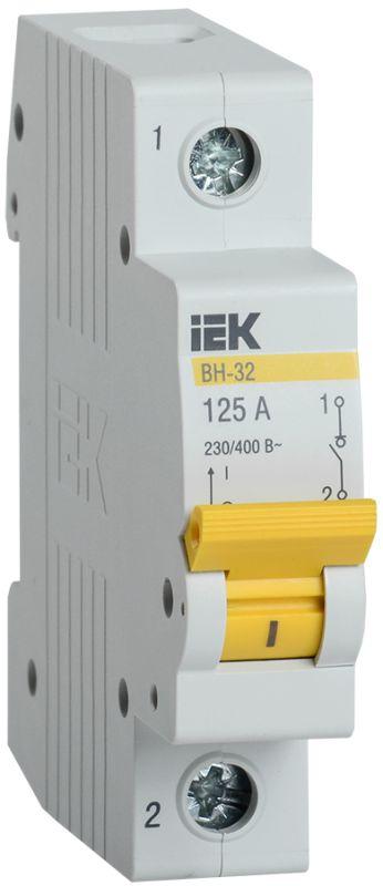 выключатель нагрузки (мини-рубильник) 1п 125а вн-32 karat iek mnv10-1-125 от BTSprom.by