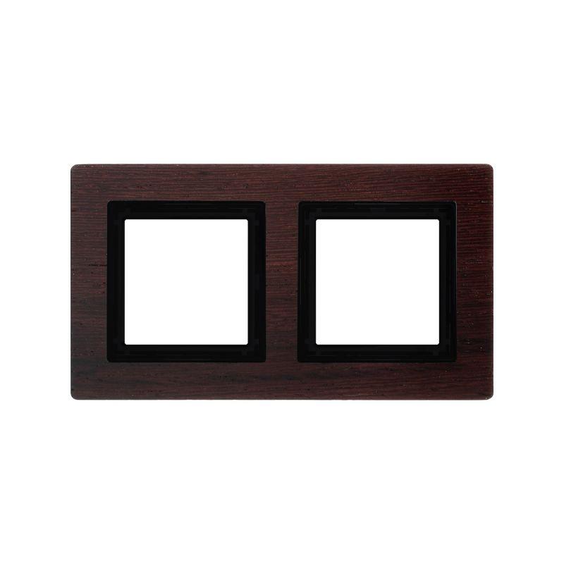 рамка 2-м 4мод. avanti натуральн. дерево венге dkc 4402844 от BTSprom.by
