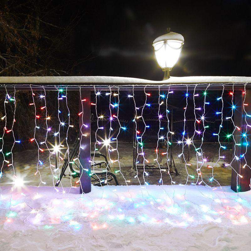Гирлянда светодиодная "Светодиодный Дождь" 2х1.5м 300LED мультиколор RGB 30Вт 230В IP65 провод прозр. (свечение с динамикой при приобретении контроллера) Neon-Night 245-309 фото в каталоге от BTSprom.by  Гирлянда светодиодная "Светодиодный Дождь" 2х1.5м 300LED мультиколор RGB 30Вт 230В IP65 провод прозр. (свечение с динамикой при приобретении контроллера) Neon-Night 245-309 фото в каталоге от BTSprom.by