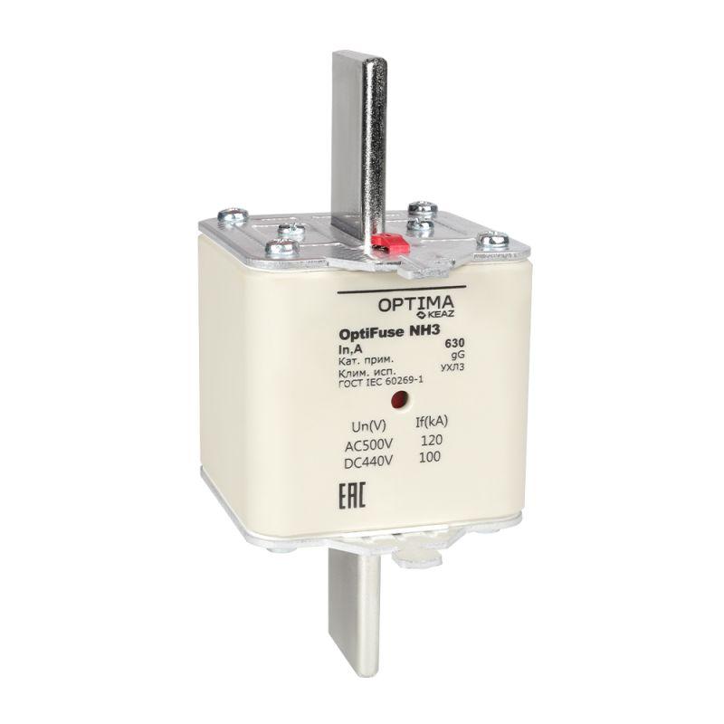 вставка плавкая optifuse nh3-500-gg-ухл3 кэаз 374959 от BTSprom.by