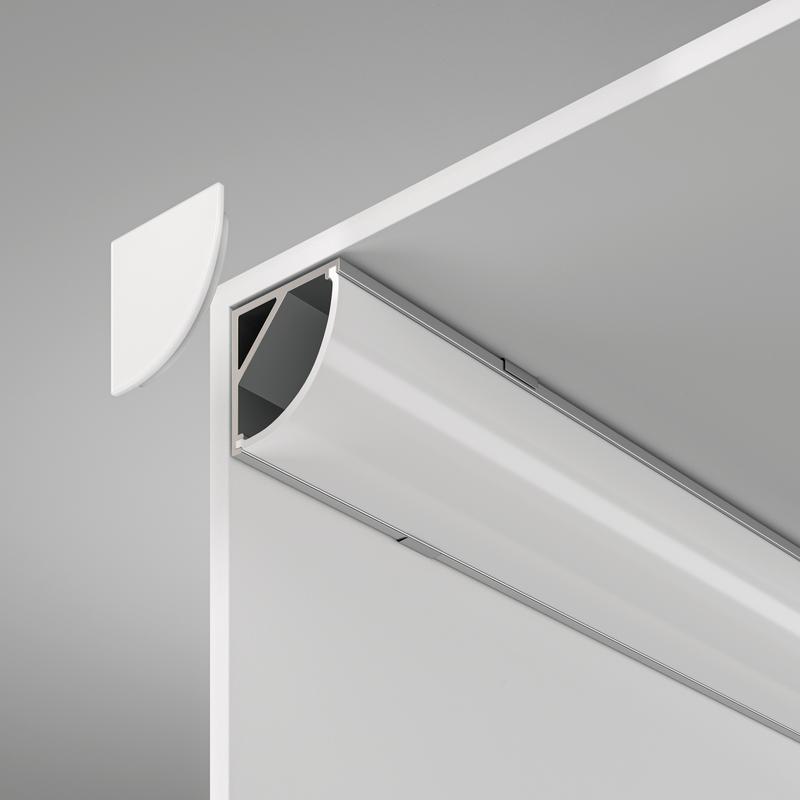  Профиль накладной 16х16 алюм. Maytoni ALM008S-2M фото в каталоге от BTSprom.by