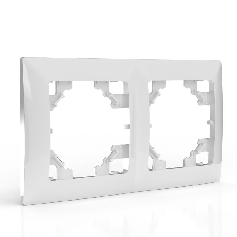  Рамка 2-м AVA бел. TOKOV LIGHT TKL-AV-RM2-C01 фото в каталоге от BTSprom.by