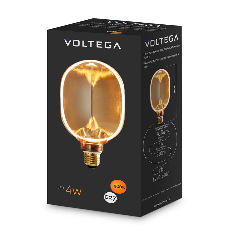 Лампа светодиодная Loft Led O100 4Вт 1800К E27 Voltega 8540 фото в каталоге от BTSprom.by