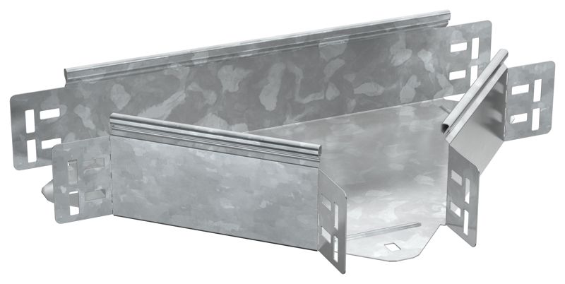 Ответвитель для лотка Т-образ. 100х100 0.8мм HDZ ESCA 5 IEK ES5-RT-100-100-08-HDZ от BTSprom.by