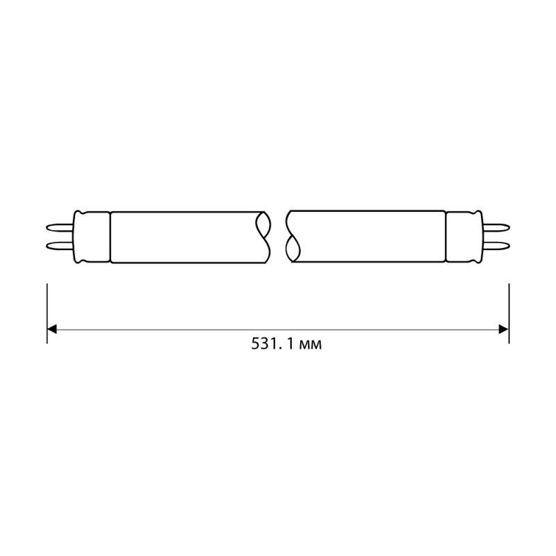 Лампа люминесцентная FT5-13W/33-G5 13Вт T5 4200К G5 Camelion 5872 фото в каталоге от BTSprom.by