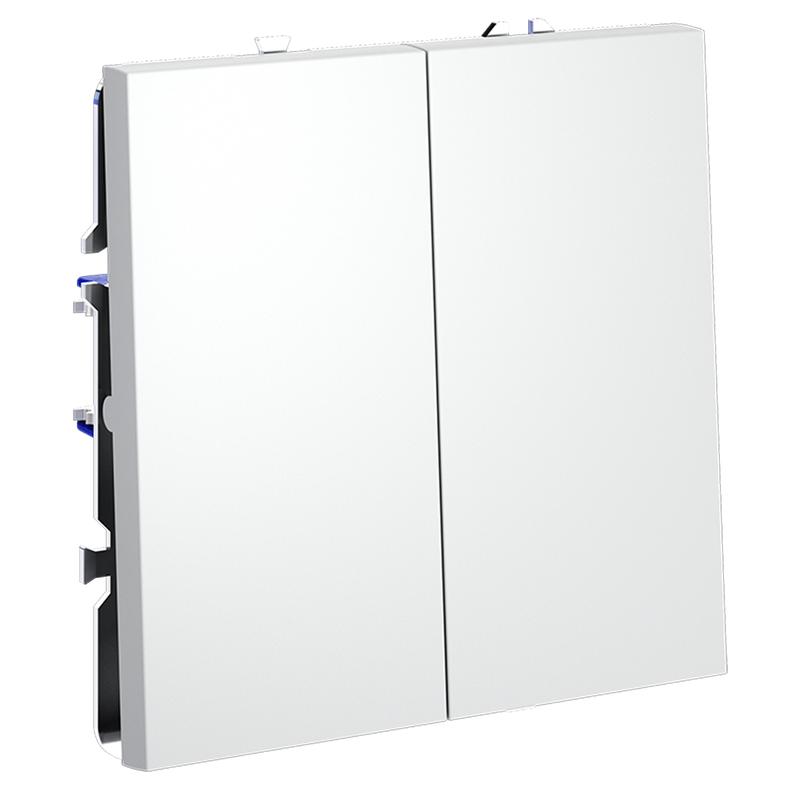  Выключатель 2-кл. СП S70 10А механизм бел. матов. Voltum VLS020102 фото в каталоге от BTSprom.by