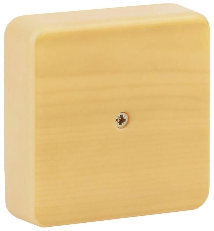 коробка распаячная 75х75х20 (без клеммы) сосна ip40 эра б0031179 от BTSprom.by
