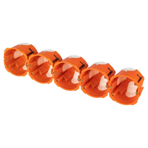  Коробка установочная универсальная 71х65мм для твердых и полых стен саморез. KUU-71-65-unibox оранж. ЭРА Б0061062 фото в каталоге от BTSprom.by