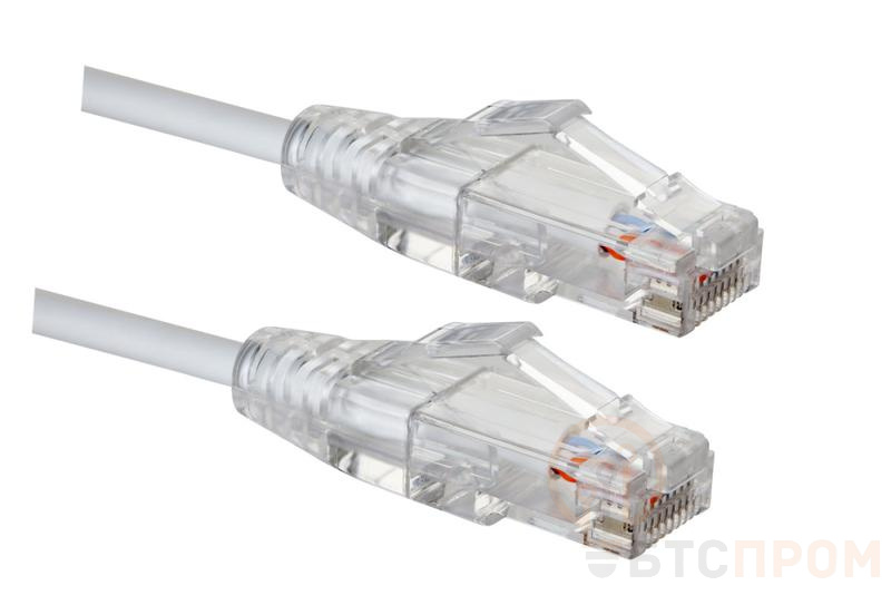 Патч-корд Slim Line U/UTP LSZH кат.6A 7м бел. Eurolan 21S-UA-07WT фото в каталоге от BTSprom.by  Патч-корд Slim Line U/UTP LSZH кат.6A 7м бел. Eurolan 21S-UA-07WT фото в каталоге от BTSprom.by