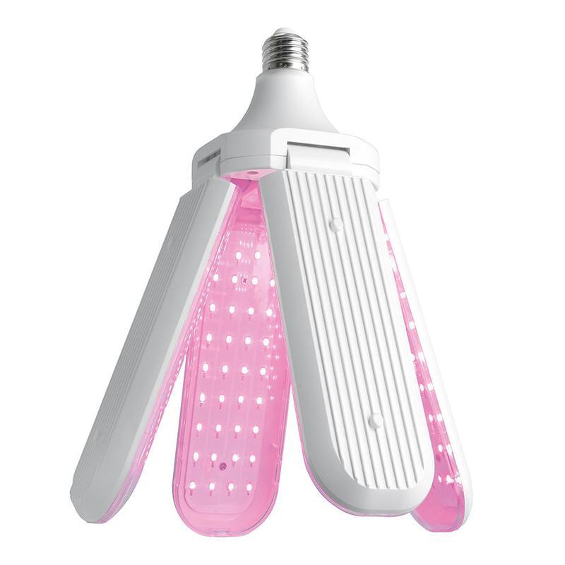 лампа светодиодная 4-х лепестковая 40вт 230в e27 красно-син. спектр lb-7000 feron 48445 от BTSprom.by