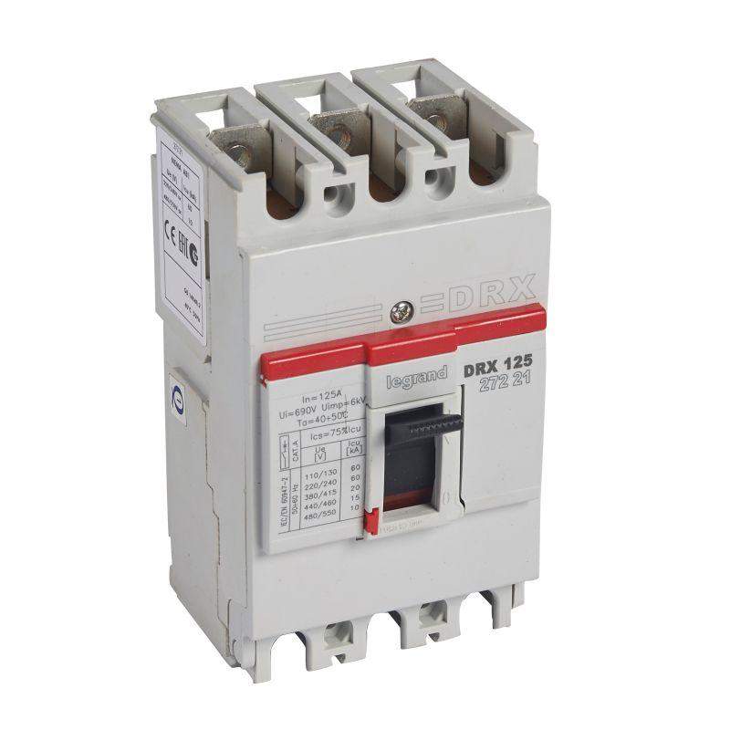 выключатель автоматический 3п 125а 20ка drx125 термомагнитн. расцеп. leg 027221 от BTSprom.by