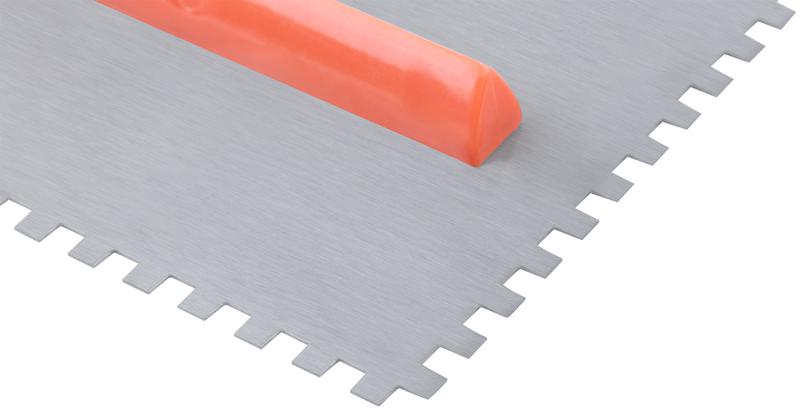  Гладилка зубчатая 280х130мм зуб 6х6мм пластик. ручка стальная КУРС 05137 фото в каталоге от BTSprom.by