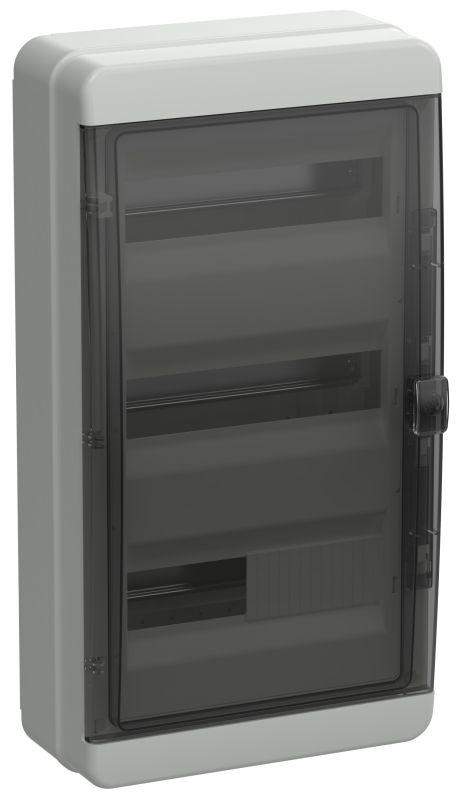 корпус пластиковый кмпн-36 ip65 черн. прозр. дверь tekfor iek tf5-kp72-n-36-65-k03-k02 от BTSprom.by