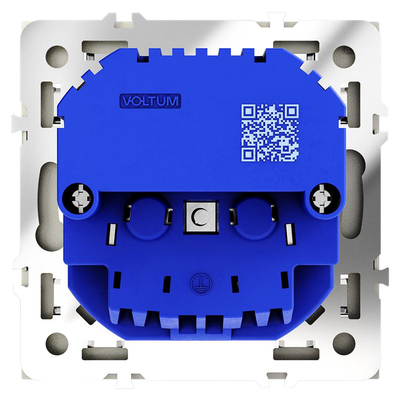  Розетка 1-м СП S70 16А с USB A+С с заземл. защ. шторки механизм шелк Voltum VLS040504 фото в каталоге от BTSprom.by
