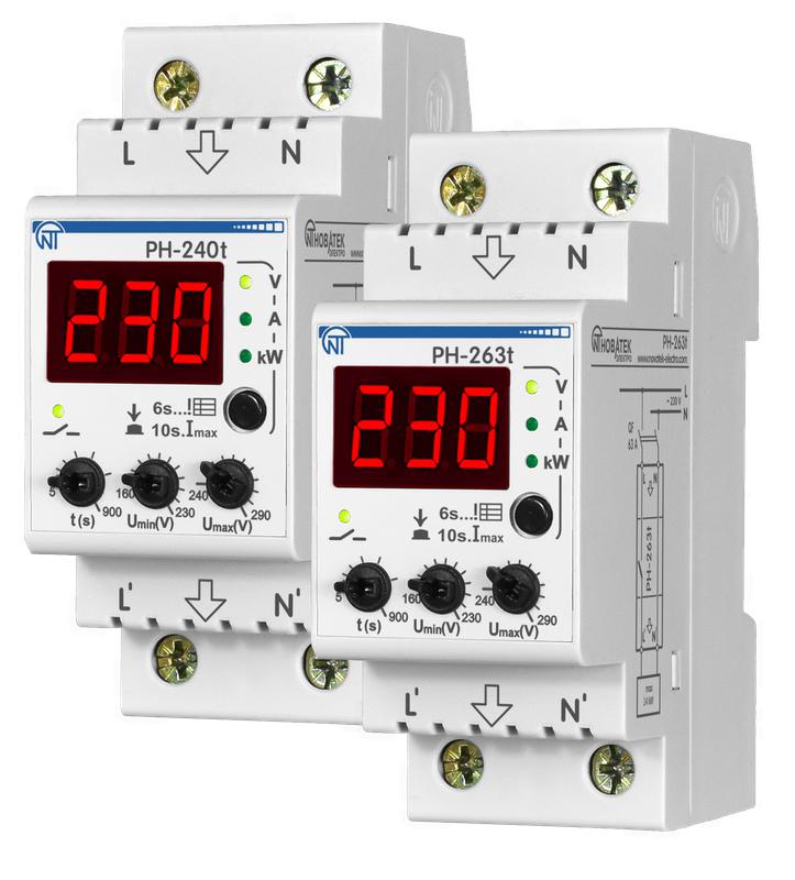 реле напряжения рн-240т новатек-электро 3425600240т от BTSprom.by