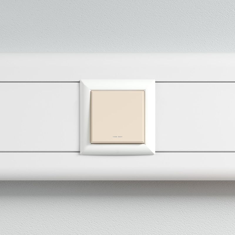  Кнопка 2мод. 16А Avanti "Ванильная дымка" DKC 4405152 фото в каталоге от BTSprom.by