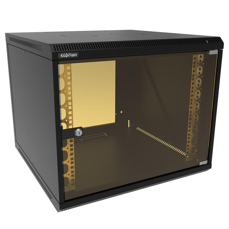 шкаф телекоммуникационный настенный твл-9u-600-600-ср-9005 suprlan 05-1096-b от BTSprom.by