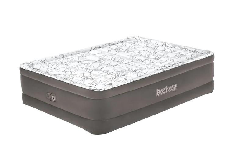 кровать надувная 152х203х56см+встр. насос 220в (6713e) bestway 6941607326299 от BTSprom.by