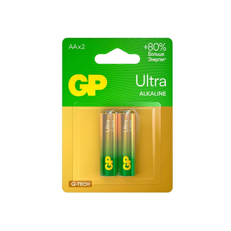элемент питания алкалиновый aa/lr6 1.5в ultra alkaline g-tech (блист.2шт) gp 1229 от BTSprom.by