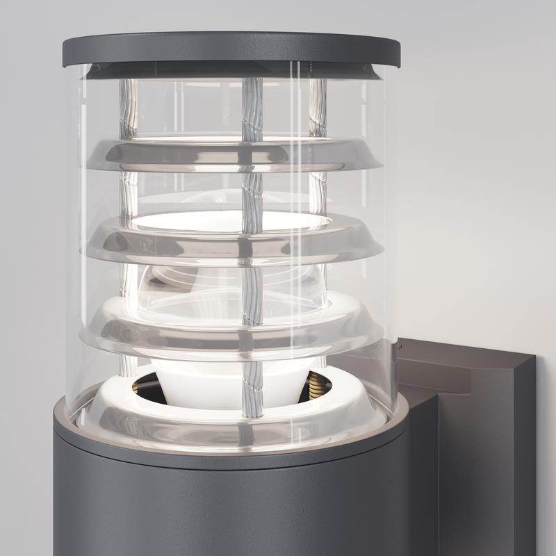  Светильник Bronx 2х60Вт E27 IP54 бра настен. Maytoni O576WL-02GR фото в каталоге от BTSprom.by