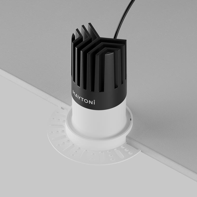  Светильник Dip 15Вт 2700К 50град. встраив. Maytoni DL122-15W-2.7K-TRS-W фото в каталоге от BTSprom.by