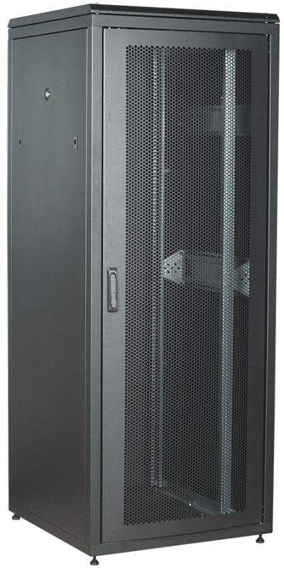 шкаф сетевой linea n 28u 800х800мм перфорир. передн. дверь; задн. метал. черн. itk ln05-28u88-pm от BTSprom.by