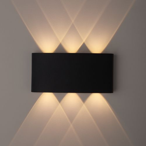  Светильник WL12 BK декор. подсветка светодиод. 6х1Вт IP54 черн. ЭРА Б0034611 фото в каталоге от BTSprom.by