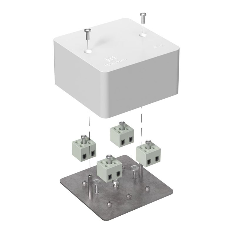 коробка огнестойкая для кабель-канала 40-0460-fr2.5-8 е15-е120 85х85х45 промрукав 40-0460-fr2.5-8 от BTSprom.by
