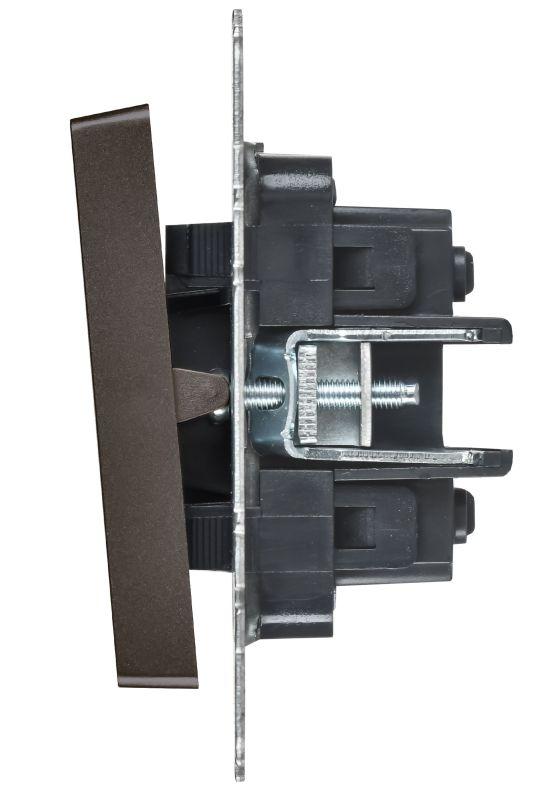  Выключатель перекрестный 2-кл. СП BRITE ВС10-2-3-БрТБ 10А механизм бронза IEK BR-V23-0-10-K45 фото в каталоге от BTSprom.by