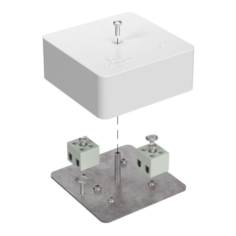 коробка огнестойкая для кабель-канала 40-0450-fr2.5-4 е15-е120 75х75х30 промрукав 40-0450-fr2.5-4 от BTSprom.by