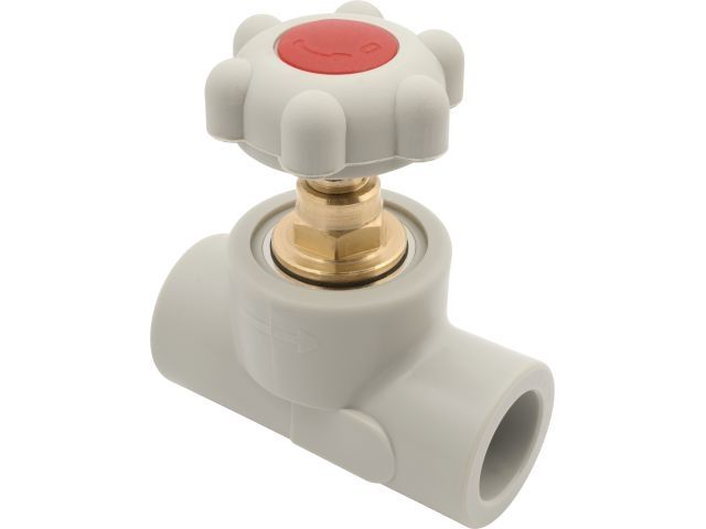 вентиль пп прямоточный 32, сер. fv plast (под заказ кратно коробкам) aa274032000 от BTSprom.by