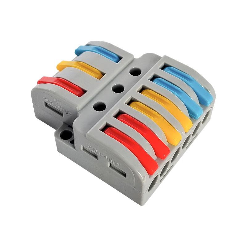 клемма проходная разветвительная кпр 222-4136 с рычагами 3/6 полюса 0.08-2.5/4мм2 (уп.3шт) in home 4690612067452 от BTSprom.by