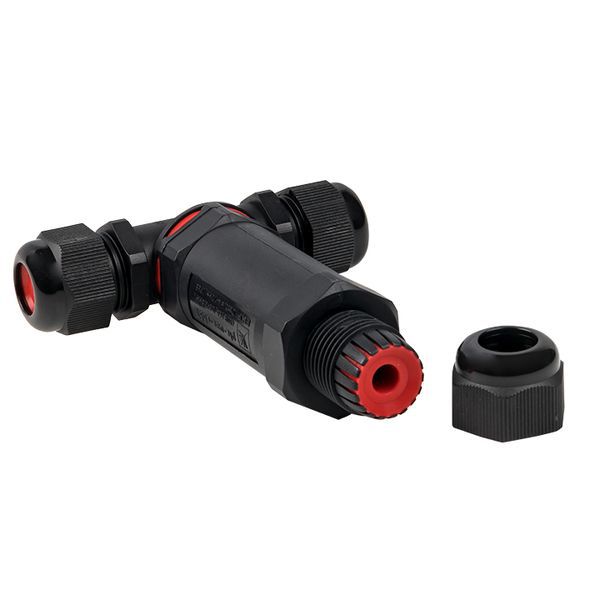  Коннектор кабельный Т-образный (клеммник 5PIN) IP68 FreeTools EKF plc-uac-cb5T фото в каталоге от BTSprom.by