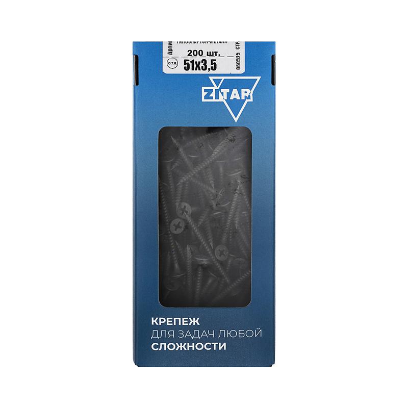 саморез шсгм 3.5х51 (уп.200шт) tech-krep/zitar 102132 от BTSprom.by