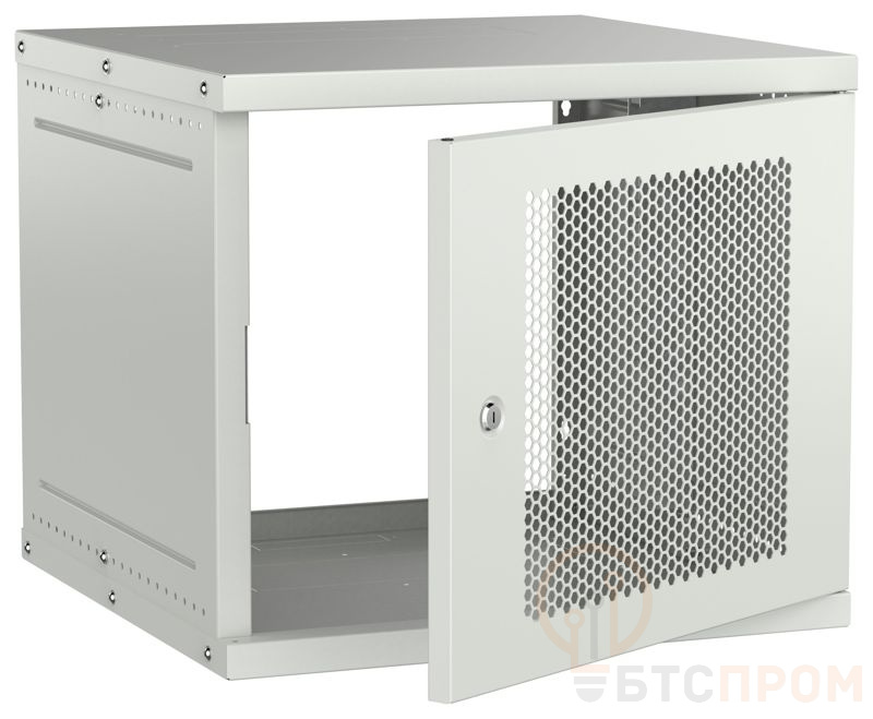  Шкаф настенный 9U 600х600мм дверь перфорир. сер. GENERICA LWE3-09U66-PF-G фото в каталоге от BTSprom.by