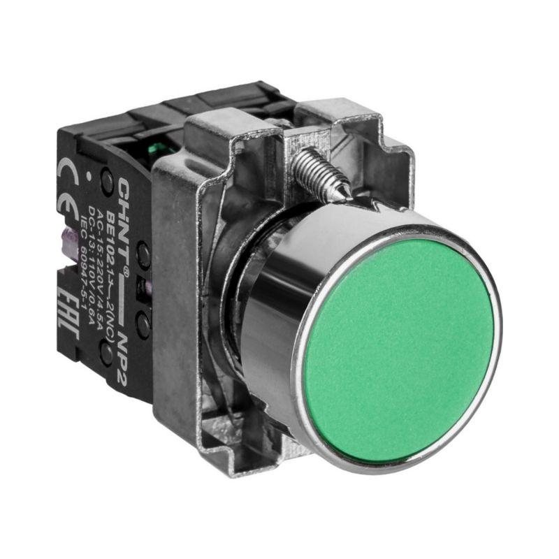 кнопка управления np2-ba31 без подсветки зел. 1но ip40 chint 574842 от BTSprom.by