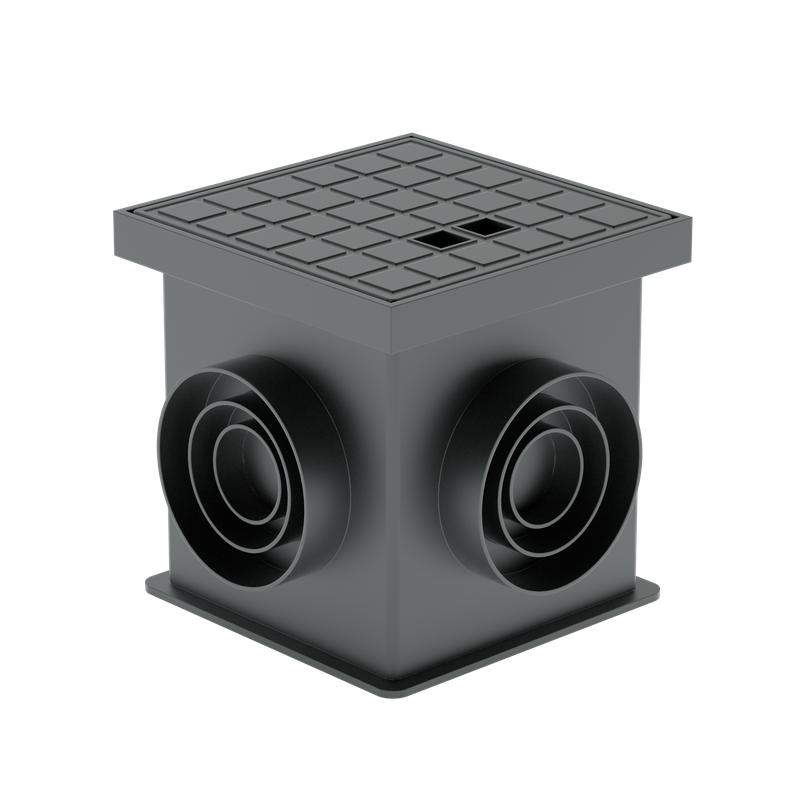 колодец контрольный kk200-200-200 с крышкой 200х200х200мм abs-пластик км ma0432 от BTSprom.by