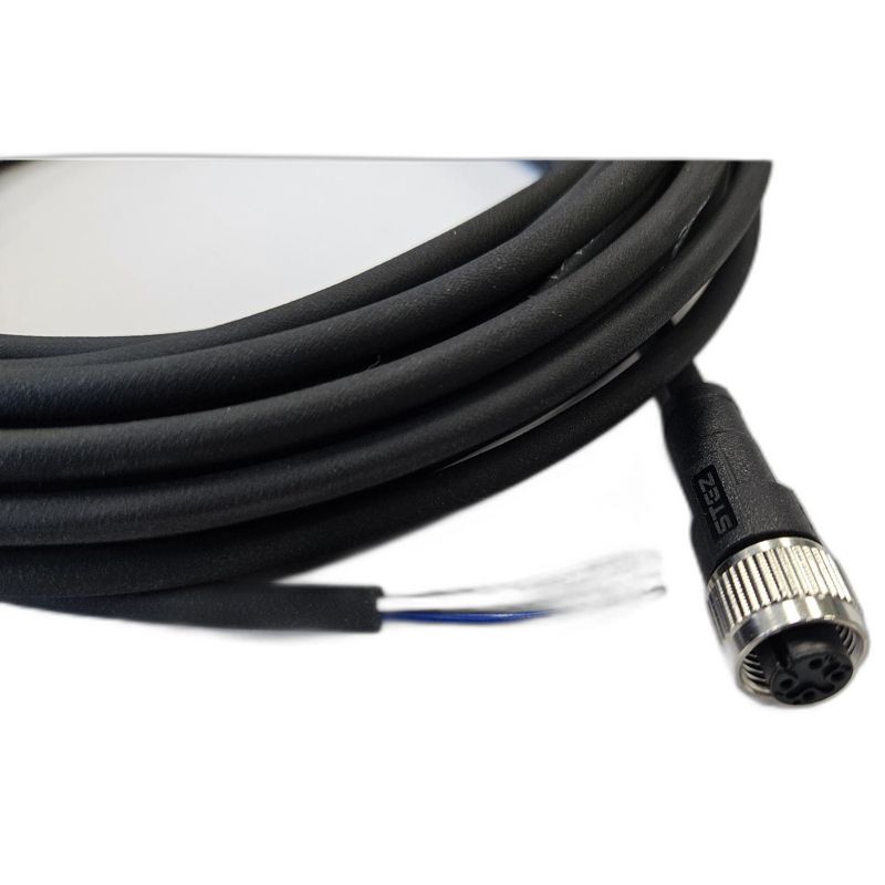 кабель m12 4a гнездовой 10000мм прямой полиуретан свободный конец сцм120023-04a-2-10000 черн. стэз 185210965 от BTSprom.by