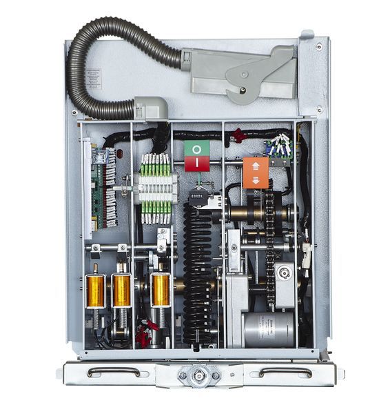  Выключатель вакуумный BB/EKF-10-1250-31.5-150-3 выкат. исполн. с магнитом блокировки включения с правой блокировкой с 2 ток. катушками откл. опер. 220В AC/DC EKF ppt22t2pbbv15v1231 фото в каталоге от BTSprom.by