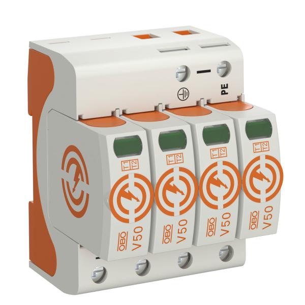 устройство защиты от импульсных перенапр. узип 280в combicontroller v50-4-280 4 пол. obo 5093513 от BTSprom.by