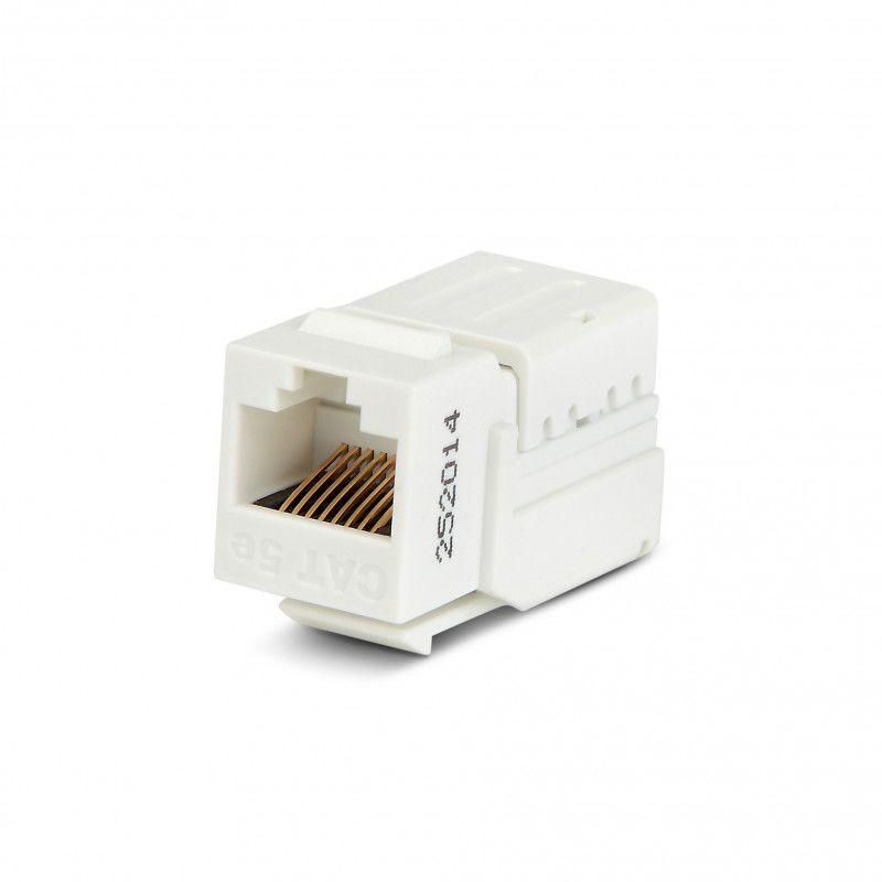 вставка keystone jack rj45 (8p8c) кат.5e 110 idc kjne-8p8c-c5e-90-wh заделка с помощью ne-tool бел. hyperline 46653 от BTSprom.by