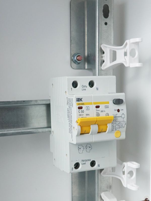  Выключатель автоматический дифференциального тока селективный 2п 50А 100мА тип A АД12MS KARAT IEK MAD123-2-050-C-100 фото в каталоге от BTSprom.by