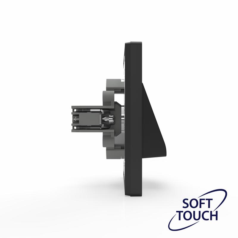  Вывод кабеля СП Pixel IP20 механизм карбон TOKOV ELECTRIC TKE-PX-CP-C14 фото в каталоге от BTSprom.by