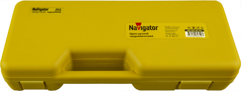  Пресс гидравлический Navigator 82 340 NHT-Pg01-16-240 (ручной 16-240кв.мм) Navigator 82340 фото в каталоге от BTSprom.by